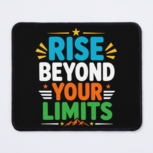 Item preview, Rise Beyond Your Limits Motivational Growth Mindset Typography T-Shirt designed and sold by rejowan-arts.