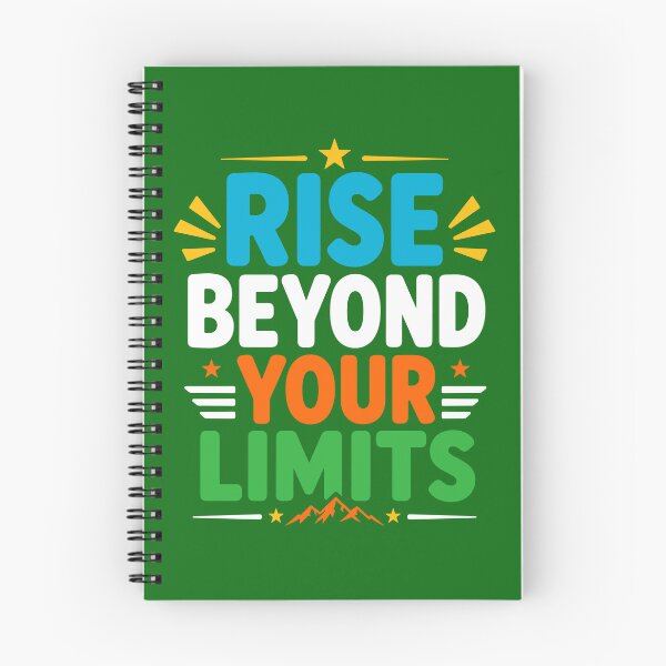 Item preview, Rise Beyond Your Limits Motivational Growth Mindset Typography T-Shirt designed and sold by rejowan-arts.