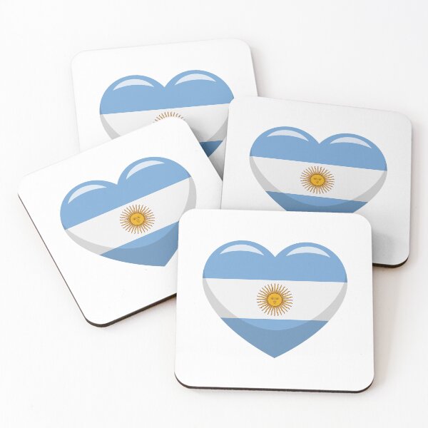 Item preview, Argentina Flag Heart / I Love Argentina (On White) designed and sold by STUDIO-72.