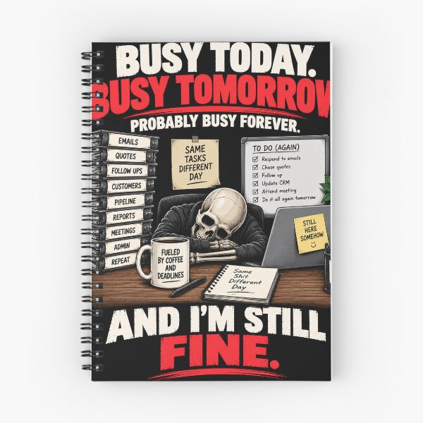Item preview, Busy Today Busy Tomorrow – Funny Office Work Humor Design designed and sold by KeeganDykes.