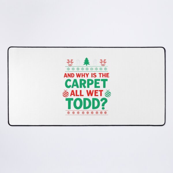 Item preview, Funny Couple Christmas Design Featuring a Hilarious Wet Carpet Quote from Todd and Margo designed and sold by zakariastore15.
