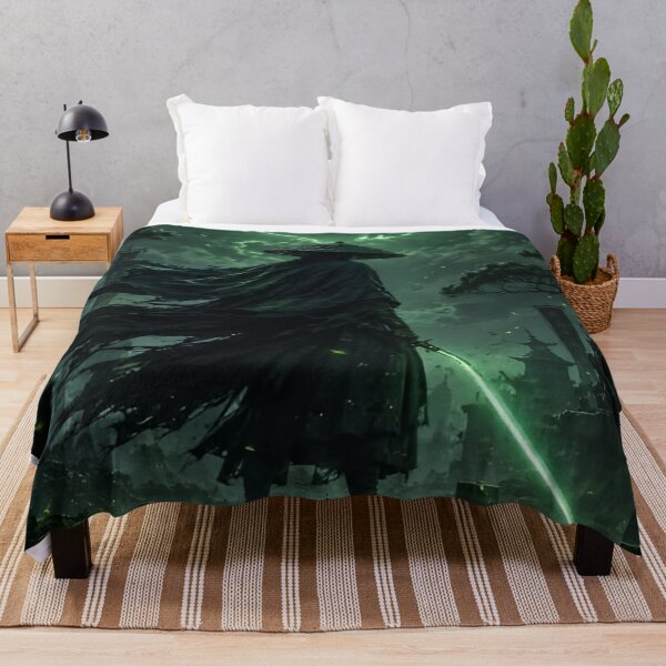 Item preview, Emerald Moon Ronin – Mystical Samurai Warrior designed and sold by Dyan4.