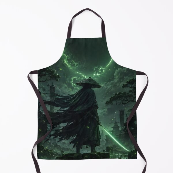 Item preview, Emerald Moon Ronin – Mystical Samurai Warrior designed and sold by Dyan4.