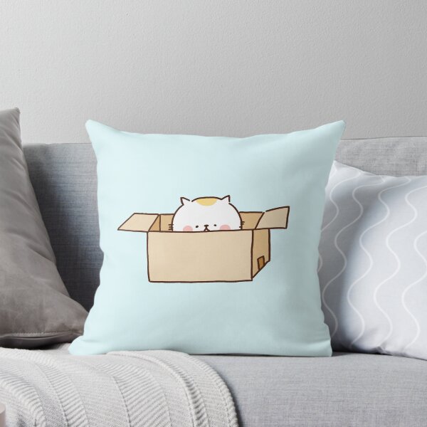 Item preview, Cat Peeking Out From a Cardboard Box designed and sold by Chunu Doodles.