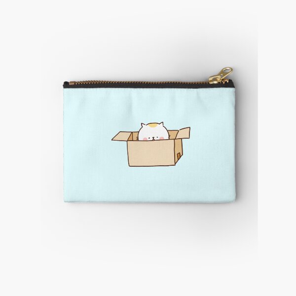 Item preview, Cat Peeking Out From a Cardboard Box designed and sold by Chunu Doodles.