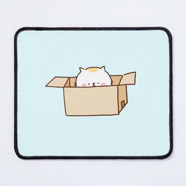 Item preview, Cat Peeking Out From a Cardboard Box designed and sold by Chunu Doodles.