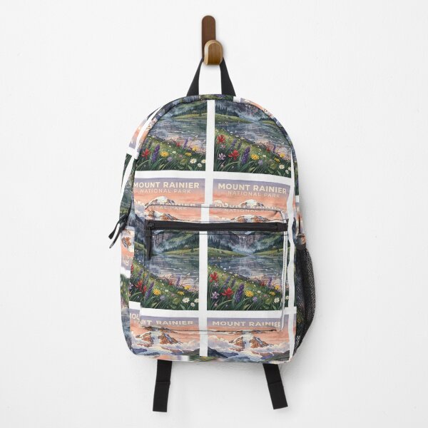 Item preview, Mount Rainier National Park Washington Vintage Watercolor Travel designed and sold by Teelogic.