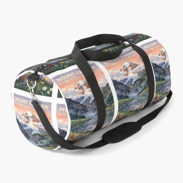 Item preview, Mount Rainier National Park Washington Vintage Watercolor Travel designed and sold by Teelogic.