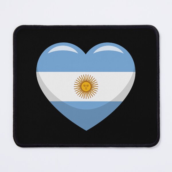 Item preview, Argentina Flag Heart / I Love Argentina (On Black) designed and sold by STUDIO-72.