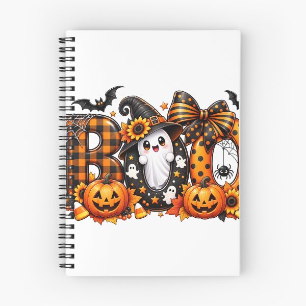 Item preview, Cute Halloween Boo Ghost, Pumpkin Bow, Spooky Autumn Design designed and sold by adarth.