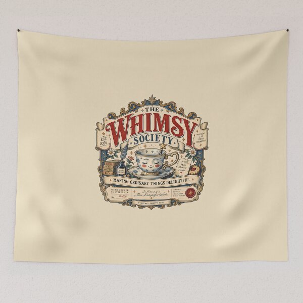 Item preview, The Whimsy Society Vintage Membership Certificate designed and sold by goldzilla.studio.