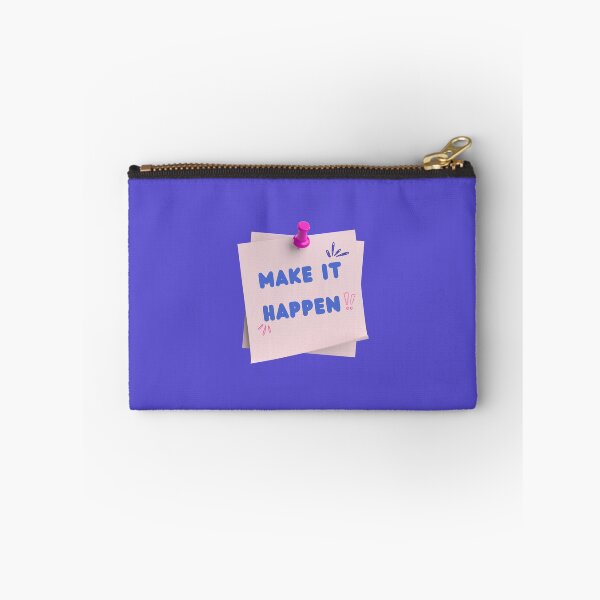 Item preview, Make It Happen Sticky Note - Motivational Daily Quote designed and sold by PixellaneArt.