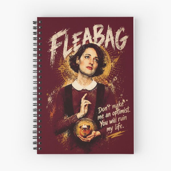 Item preview, Fleabag Optimist Quote Portrait designed and sold by A Film I Once Saw.