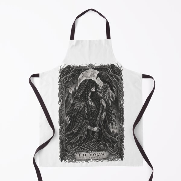 Item preview, The Volva Norse Witch Tarot Art Print designed and sold by Wyrdly Wicked Co. .