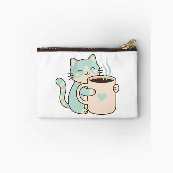 Item preview, Cute  Cat Hugging Coffee Mug designed and sold by stickerbundle.