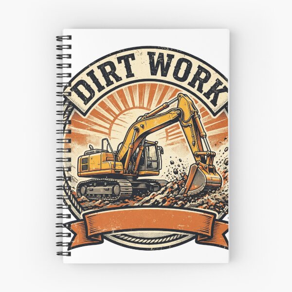 Aperçu de l'œuvre Heavy Equipment Shirt Dirt Work Funny Excavator Tee, Gift créée et vendue par Odd-jack.