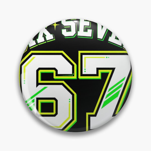 Item preview, Six Seven 67 Meme Sticker designed and sold by Gurrteg.