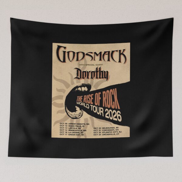 Item preview, Godsmack Tour 2026 Poster Rock Energy designed and sold by DstudioTees.