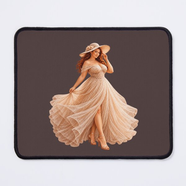 Item preview, Grace - Elegant Golden Lady in Vintage Style designed and sold by CzipipitoStudio.