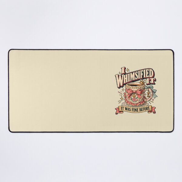 Item preview, I Whimsified It Funny Vintage Coffee Mug designed and sold by goldzilla.studio.