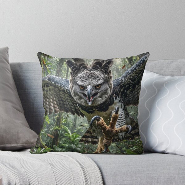 Item preview, Harpy Eagle Close-Up - Tropical Bird Art designed and sold by Lucid Dream Pixel.