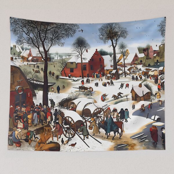 Item preview, Christmas Morning - Pieter Bruegel the Elder designed and sold by Jon-Baran.