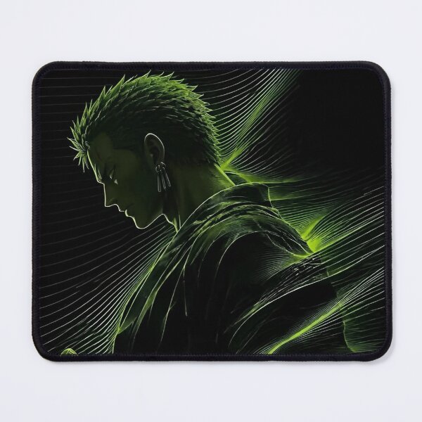 Item preview, Three Sword Style Warrior – Neon Green Samurai Anime Art designed and sold by Dyan4.