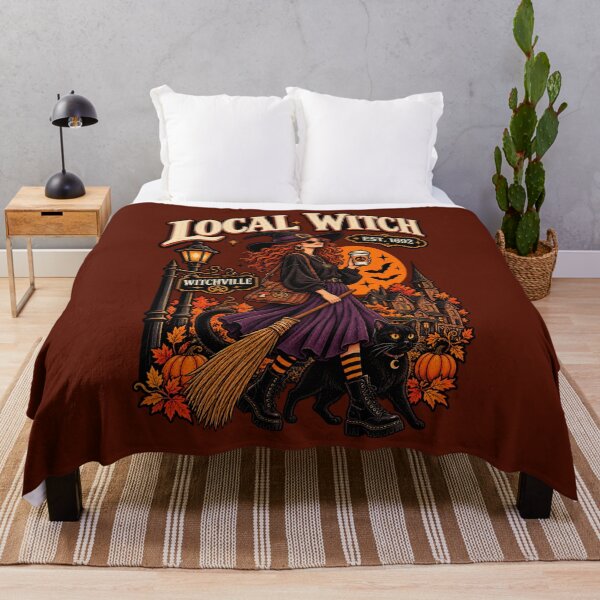 Item preview, Local Witch Funny Vintage Halloween Witch designed and sold by gabicoutodesign.