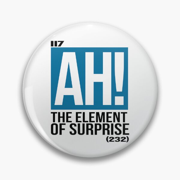 Item preview, Ah! The Element of Surprise Funny cool Graphic Vintage Novelty Sarcastic Funny designed and sold by Colorfulman.