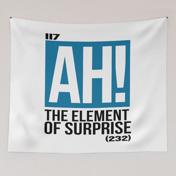 Item preview, Ah! The Element of Surprise Funny cool Graphic Vintage Novelty Sarcastic Funny designed and sold by Colorfulman.