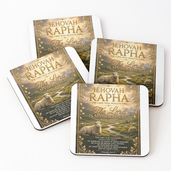 Item preview, Jehovah Rapha The Lord My Shepherd  designed and sold by KINGDOM GOLD STUDIO.