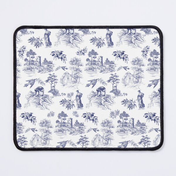 Item preview, Vintage Blue French Toile de Jouy Seamless Pattern designed and sold by Qualali Studio.