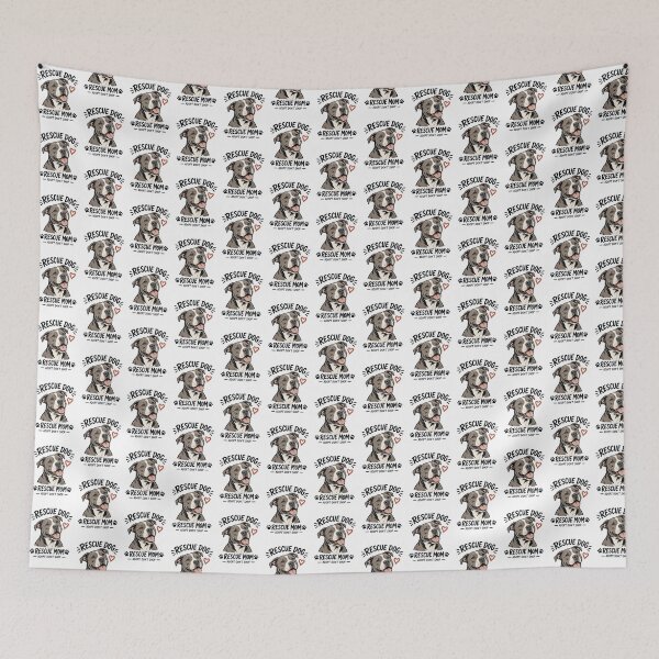 Item preview, Rescue Dog Pitbull Design for Proud Rescue Moms - Adopt Don't Shop Message designed and sold by Piiouf.