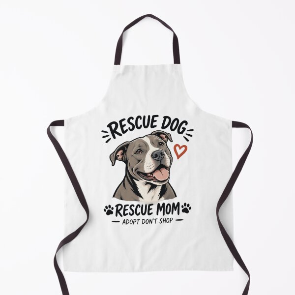 Item preview, Rescue Dog Pitbull Design for Proud Rescue Moms - Adopt Don't Shop Message designed and sold by Piiouf.