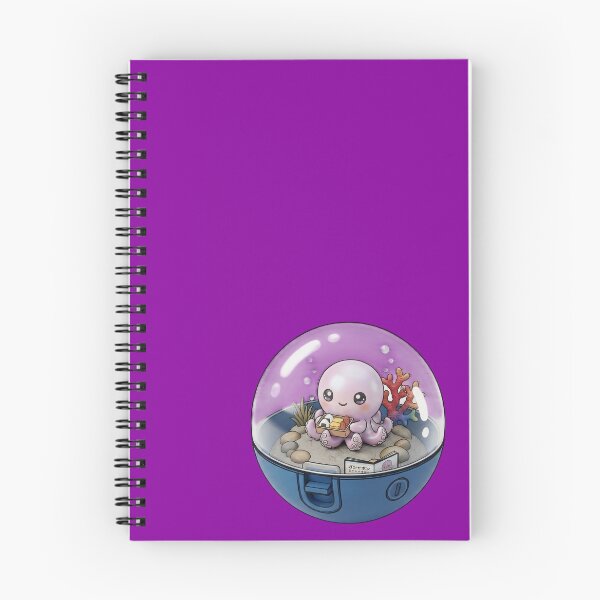 Item preview, Cute Octopus Eating Bento in an Underwater in a Capsule Kawaii Japanese Capsule Art-#serie2 designed and sold by JeanChiale.