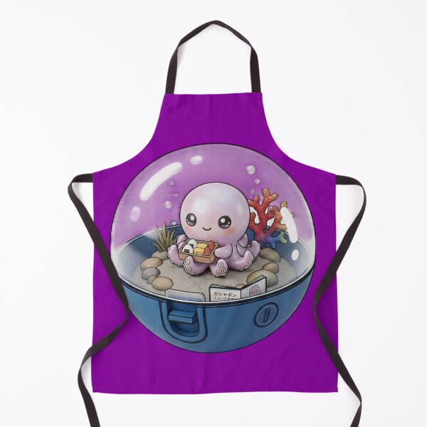 Item preview, Cute Octopus Eating Bento in an Underwater in a Capsule Kawaii Japanese Capsule Art-#serie2 designed and sold by JeanChiale.