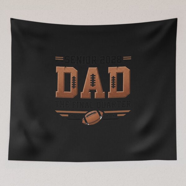 Item preview, Senior 2028 Dad The Final Quarter High School Football designed and sold by New Art.