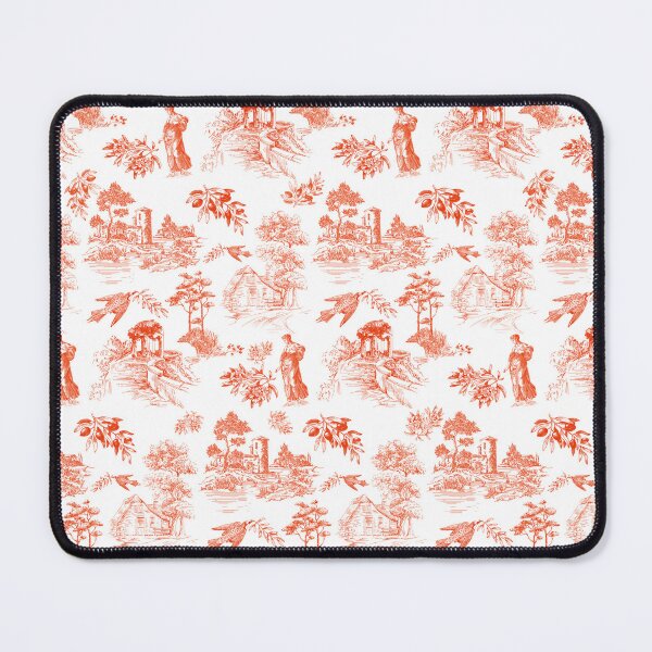 Item preview, Red Vintage Blue French Toile de Jouy Seamless Pattern designed and sold by Qualali Studio.