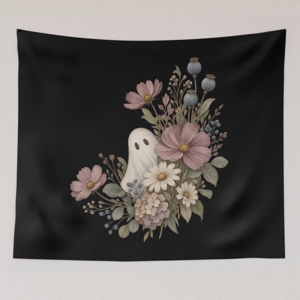 Item preview, Ghost Orchard Botanical Halloween Art  designed and sold by PhylonBoxx.