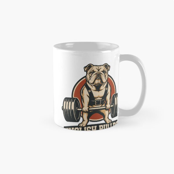 Item preview, English Bulldog Weightlifting Fitness Design for Dog Lovers designed and sold by SrTammutHatmakr.