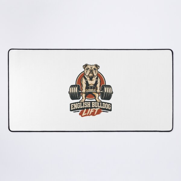 Item preview, English Bulldog Weightlifting Fitness Design for Dog Lovers designed and sold by SrTammutHatmakr.