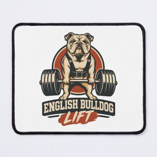 Item preview, English Bulldog Weightlifting Fitness Design for Dog Lovers designed and sold by SrTammutHatmakr.