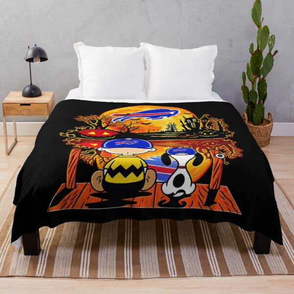 Item preview, Buffalo Bills Charlie Brown and Snoopy Halloween designed and sold by dunmerpa.