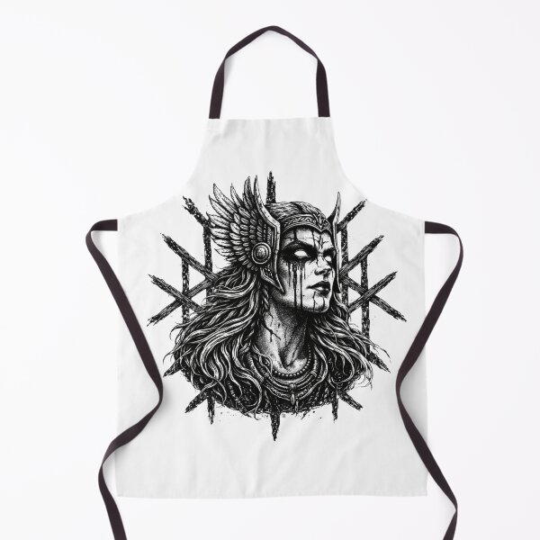 Item preview, Valkyrie Norse Warrior Woman Art designed and sold by Wyrdly Wicked Co. .