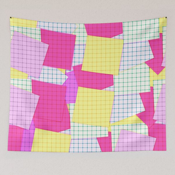 Item preview, Yellow pink plaid 2 designed and sold by fuzzyfox.