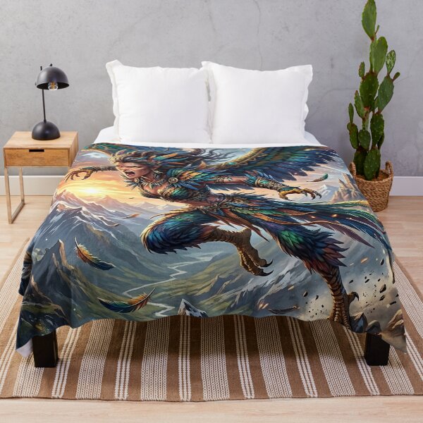 Item preview, Harpy in Flight - Greek Mythology Art designed and sold by Lucid Dream Pixel.