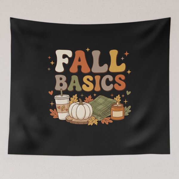 Item preview, Fall Basics Retro Groovy Iced Coffee Pumpkin Cozy Autumn designed and sold by New Art.