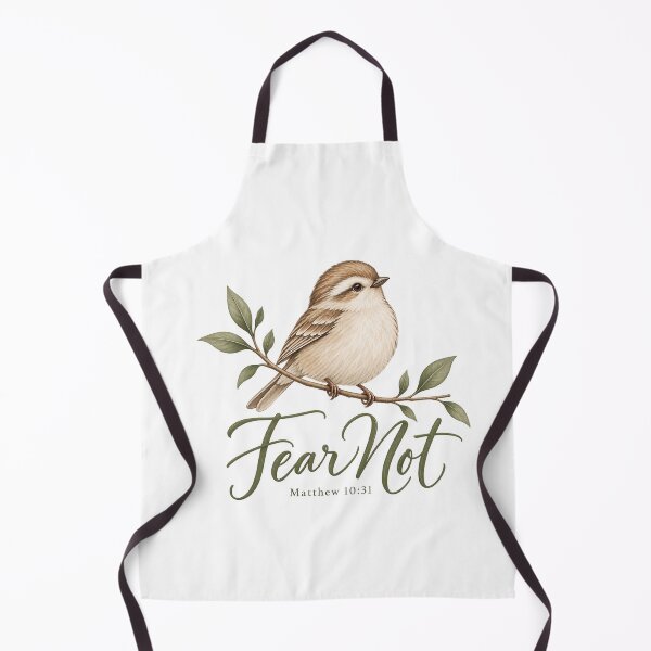 Item preview, Fear Not Matthew 10:31 – Christian Sparrow Bible Verse designed and sold by FaithArt777.