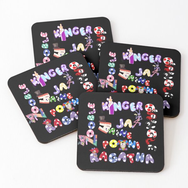 Item preview, The Amazing Digital Circus Main Characters Hand Drawn designed and sold by Ornamentary.