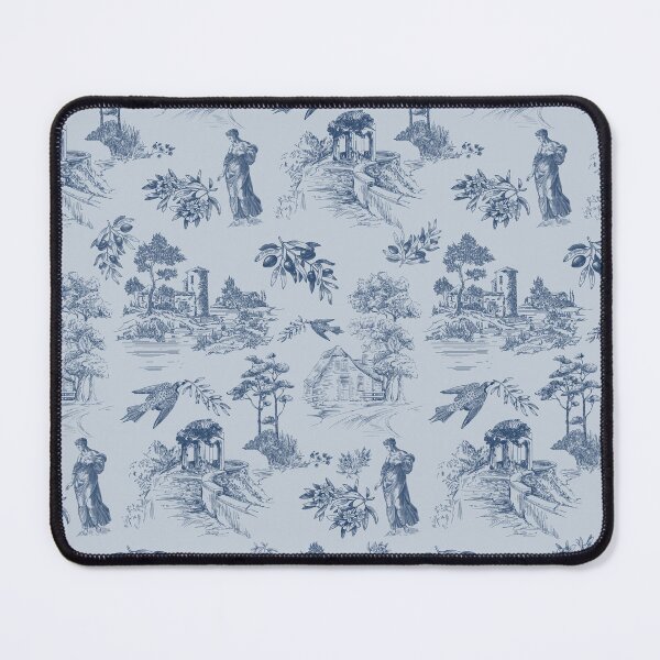 Item preview, Vintage Blue French Toile de Jouy Seamless Pattern designed and sold by Qualali Studio.